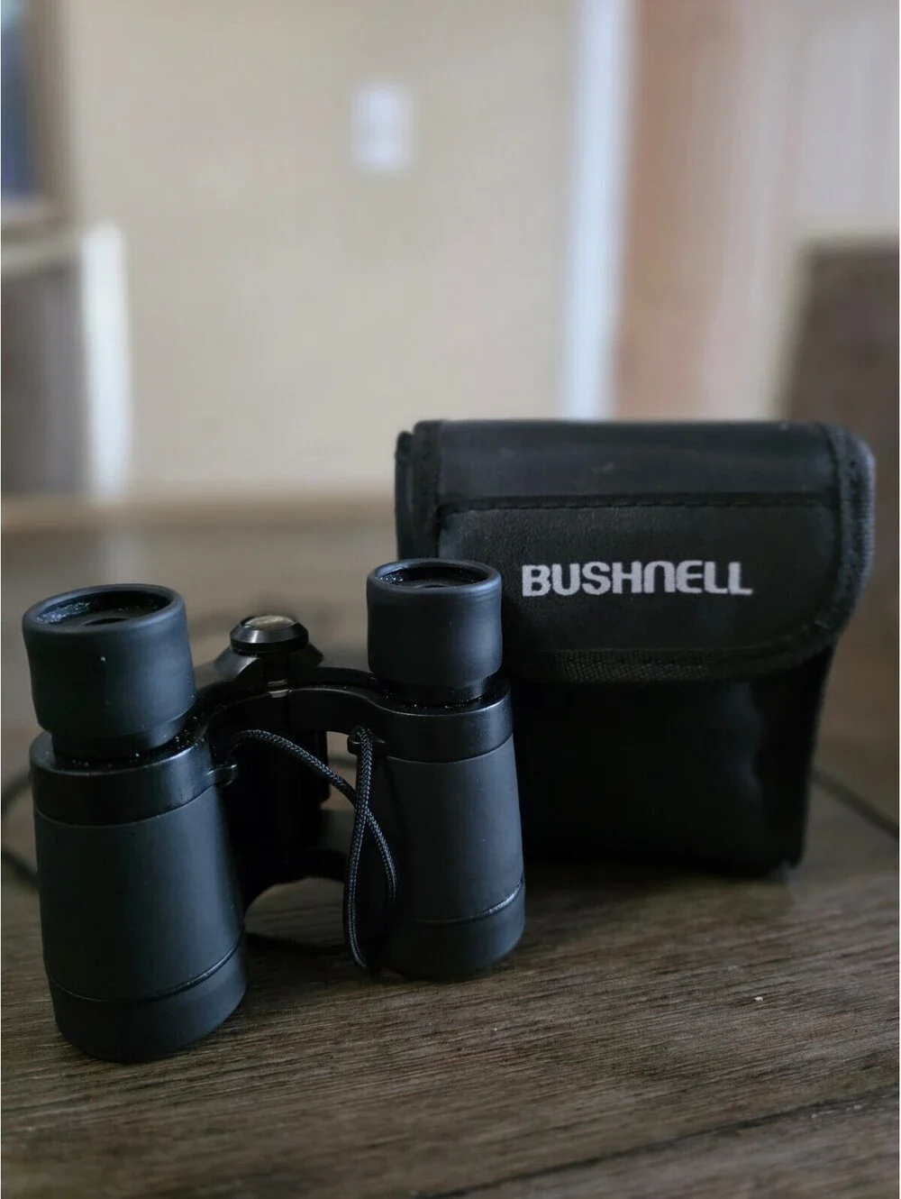 Vintage Bushnell Powerview 4x30 Insta Focus Compact Binoculars w/ Carrying Case